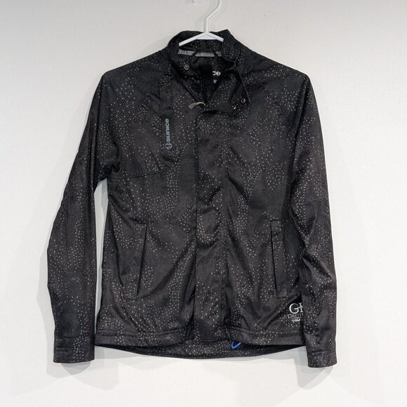 Sunice FlexVent Waterproof Patterned Golf Tornado Jacket Black Size Small - Picture 1 of 4